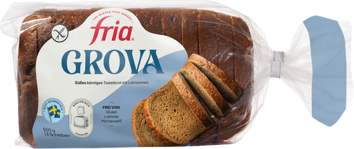 [3181] Fria dark sliced loaf with linseed 500g frozen