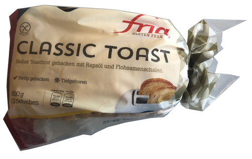 [3182] Fria white sliced bread 500g frozen