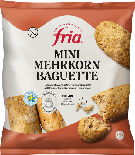 [3189] Fria mini baguette Rustic 4pcs 280g frozen