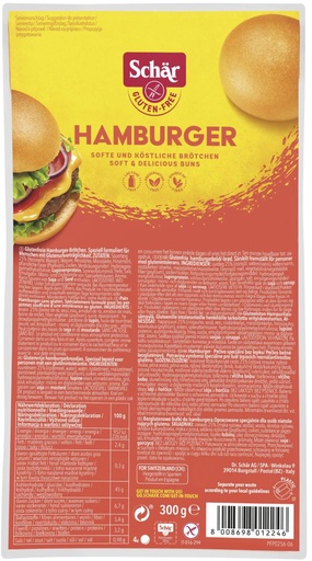 [3202] Schär hamburger broodjes 4st 300g - 3464229