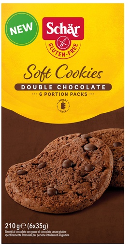 [3269] Schär soft cookies double choc 210g - 4717724