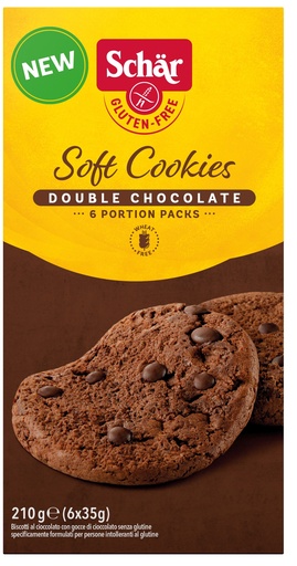 [3269] Schär soft cookies double choc 210g