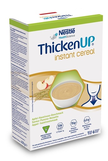 [3343] Nestlé ThickenUp cereal appel en hazelnoot 450g - 4664298