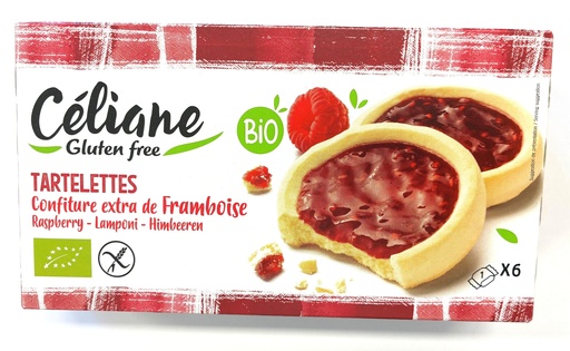 [3423] Céliane frambozentaartje bio 6st 130g - 3952801