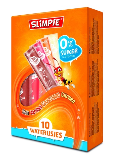 [3831] Slimpie waterijsjes 10 x 40ml suikervrij