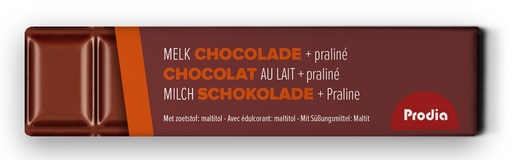 [3898] Prodia chocoladereep melk met praline 35g x 20 - 3614419