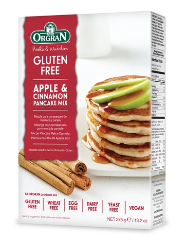 [4116] Orgran Apple & Cinnamon Pancake Mix 375g