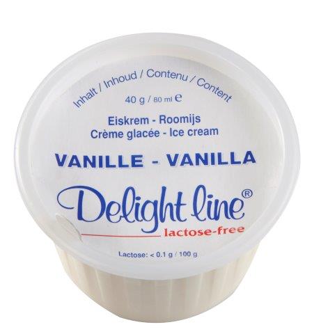 [4363] Delight Line crème glacée sans lactose 80ml x 36