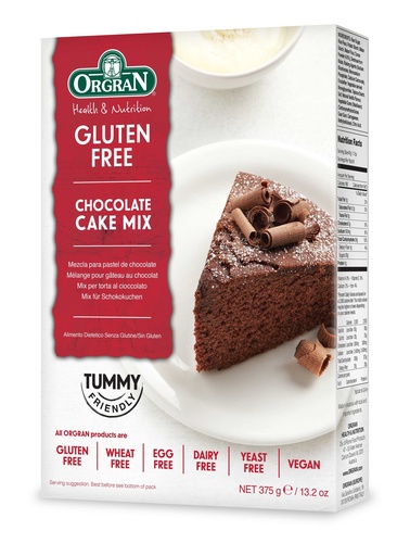 [4501] Orgran mix pour cake au chocolat 375g