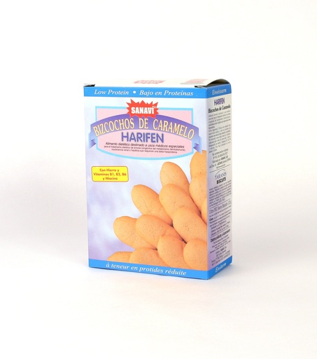 [4636] Sanavi Harifen biscuits caramel 125g