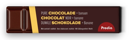 [5074] Prodia bar chocolat noir banane 35g x 20