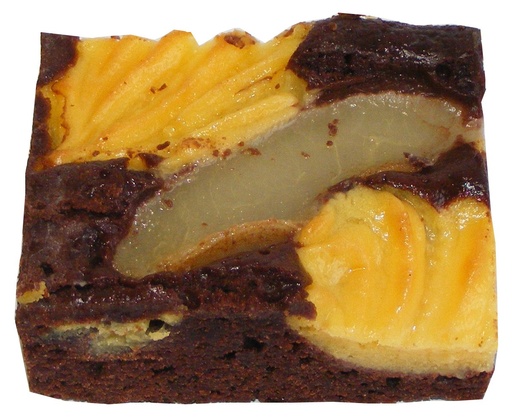 [5161] Prodia brownie met peer 60g x 56 met zoetstof vries