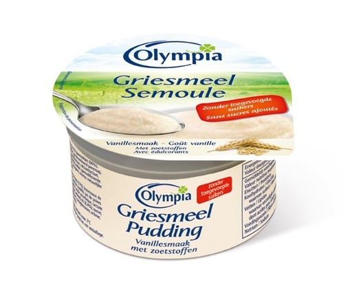[5364] Olympia griesmeelpudding vanille 100g x 24 zoetst