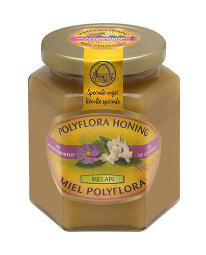 [5534] Melapi honing polyflora + koninginnebrij z.500g - 1123264