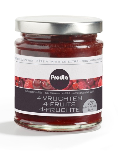 [5681] Prodia broodbeleg 215g extra 4-vruchten maltitol - 2951242