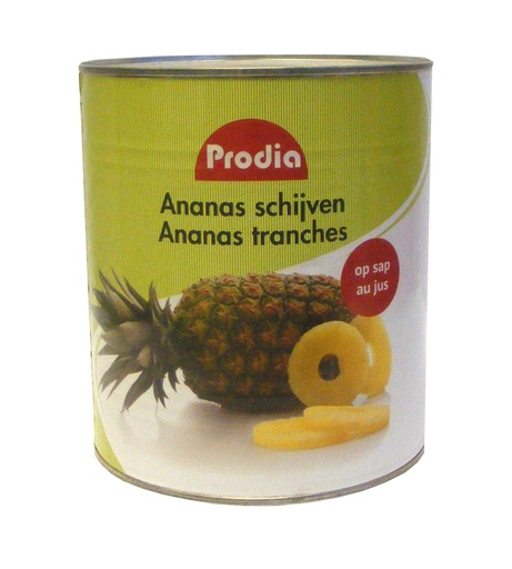 [5834] Prodia ananas en tranches 3l