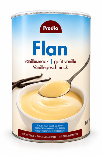 [6775] Prodia flan vanille 750g zoetstof