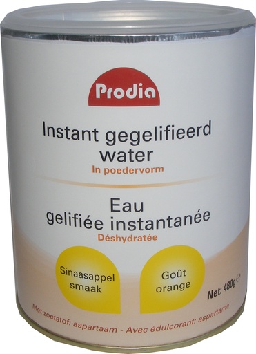 [6906] Prodia eau gélifiée instantanée goût orange 480g