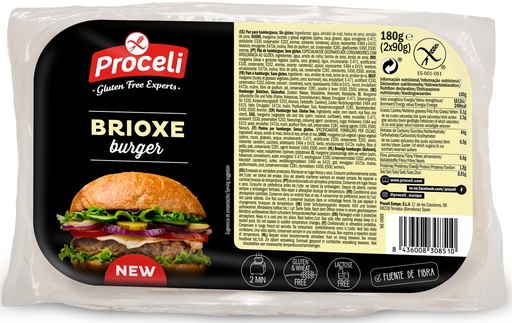 [3523] Proceli brioxe burger 180g (2 x 90g) - 4785010