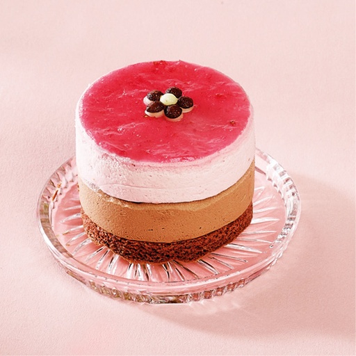 [2739] Gustan gâteau mousse chocolat fraise framboise 75g x 18