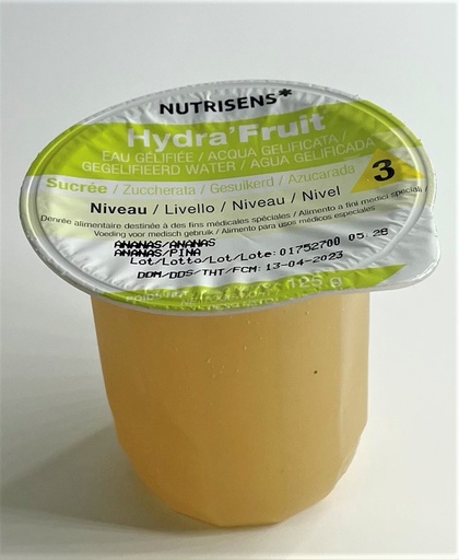 [1421] NS hydra'fruit niv 3 gesuikerd ananas 125g x 24