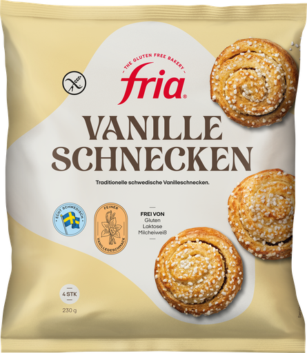 [3179] Fria vanilla buns 4st 230g frozen