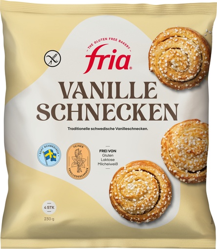[3179] Fria vanilla buns 4st 230g frozen