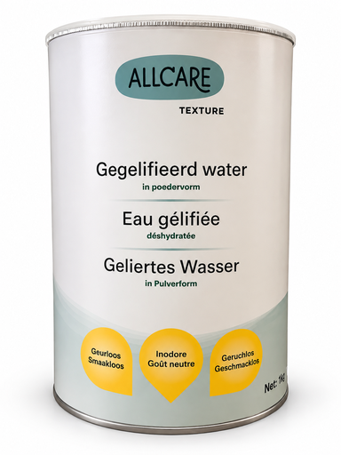 [1986] Allcare eau gelifiée (déshydratée) neutre 1kg -4928321