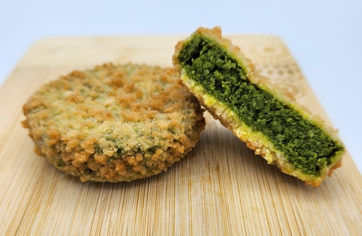 [1195] Revogan vege mini burger spinazie bio (45g) 4kg