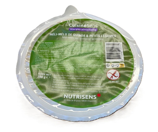 [1379] NS all°(14) méli mélo de quinoa & petits légumes 280g