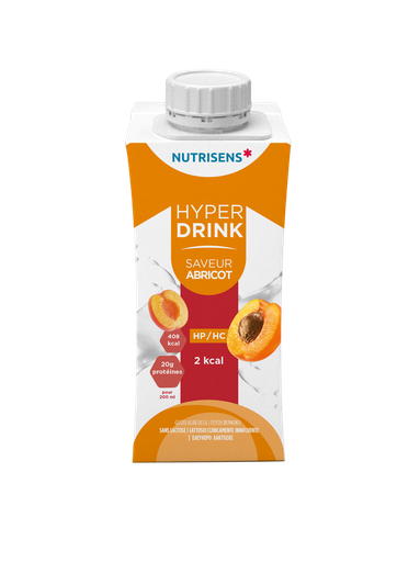 [1458] NS hyperdrink 2Kcal saveur abricot 200ml x 24 HP/HC