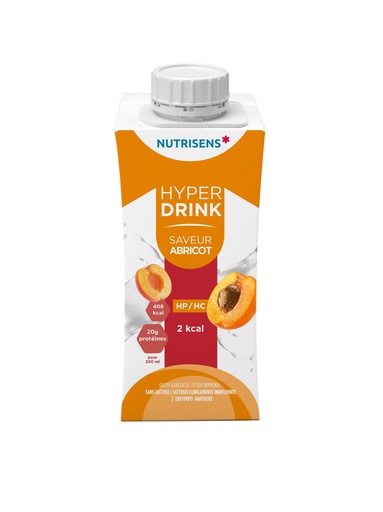 [1463] NS hyperdrink 2Kcal abrikoossmaak 200ml x 4 HP/HC - 4493458