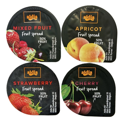 [2121] Aldia confiture assortiment 25g x 120