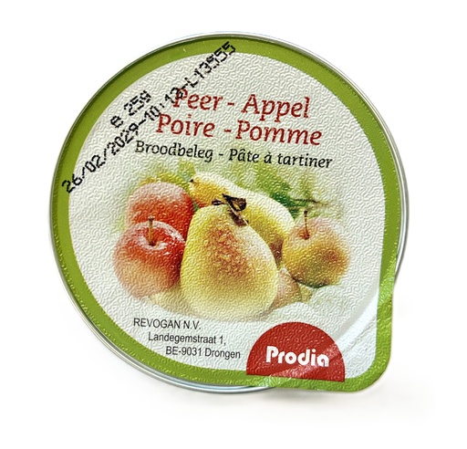 [3773] Prodia pâte à tartiner poire-pomme 25g x 200