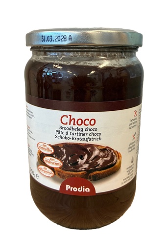 [3763] Prodia broodbeleg choco 750g glu°/lact°/zoetstof 