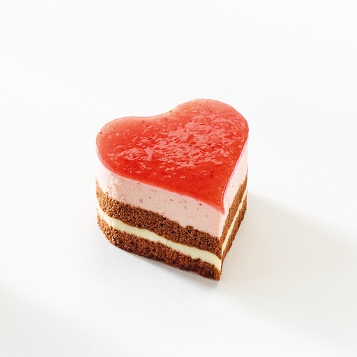 [2864] Gustan gebak hartje aardbei 50g x 12 vries   